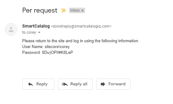 Forgot Password Email