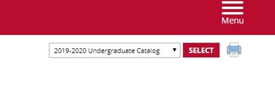Drop down menu
