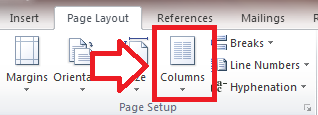 Word_Page Setup_Columns